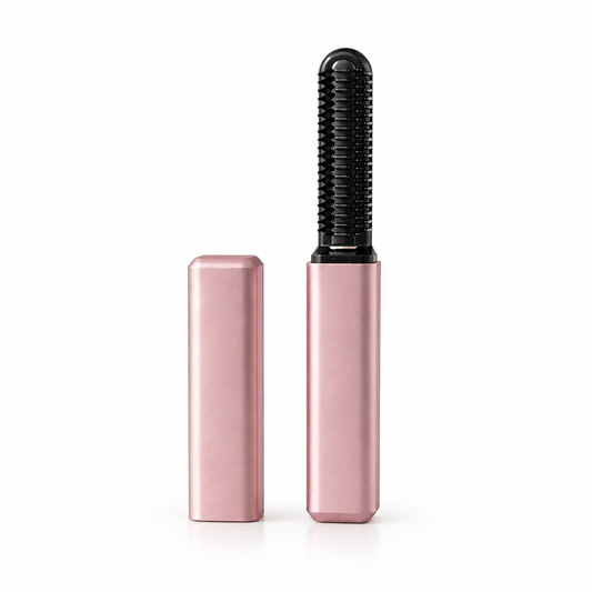Mini hair straightener comb